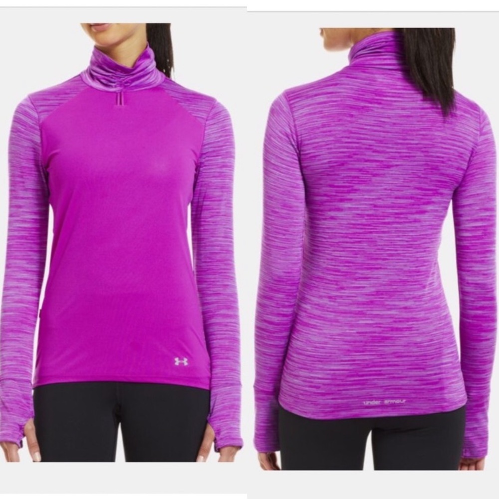 Under Armor Run Wind Turtleneck Top Long Sleeve - image 1